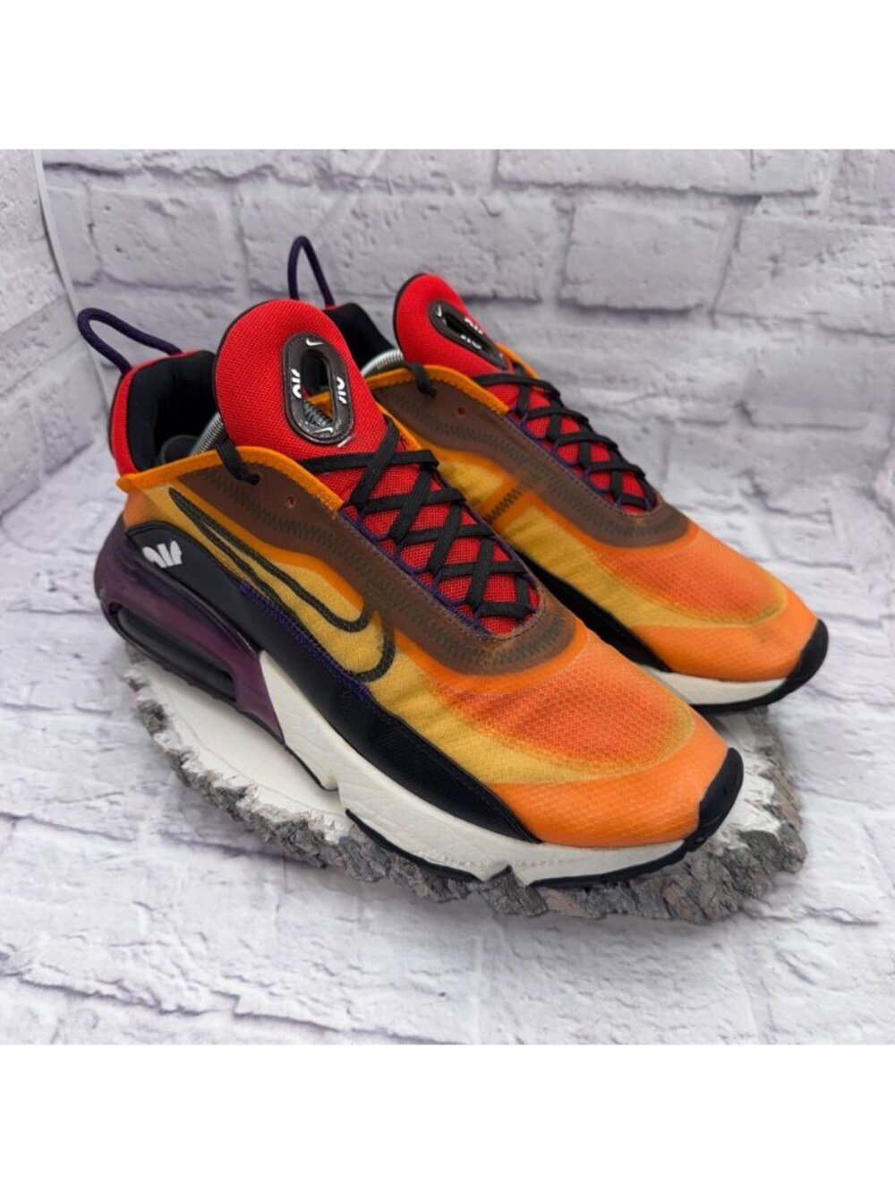 Nike Air Max 2090 Magma Orange Purple Men's Running Shoes BV9977-800 Size 11.5